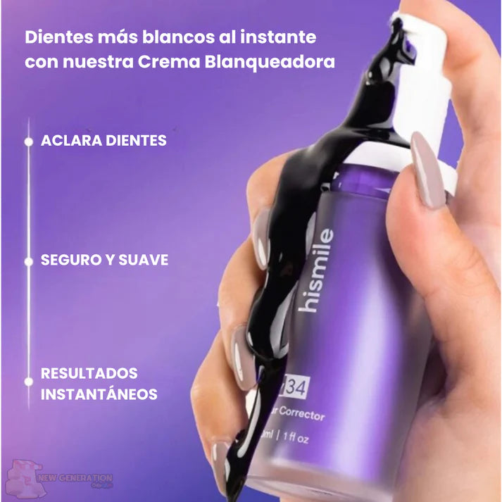 CREMA DENTAL BLANQUEADORA - HISMILE V34®️